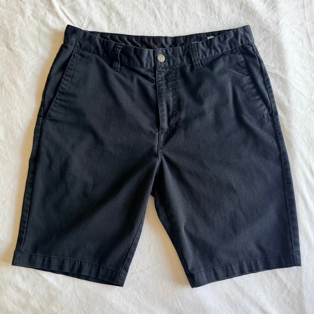 Volcom Mens 32 Stretch VMonty Chino Shorts A09117V3